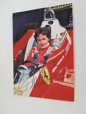 Cartolina ufficiale Ferrari Gilles Villeneuve anni 1979-1979 Ferrari.STAMPA ARBE 171/79