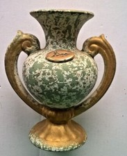 #BACK2eBAY VASO ANFORA MARCA BERGER IN CERAMICA’  base cm 5 max 9  h 11 cm 