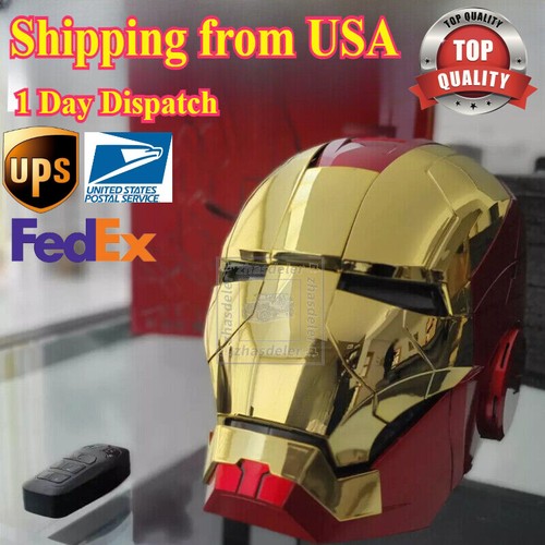 Casco iron man - casco, gold