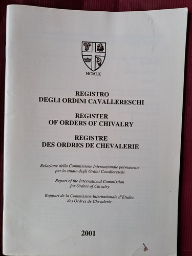 Registro degli ordini - degli,