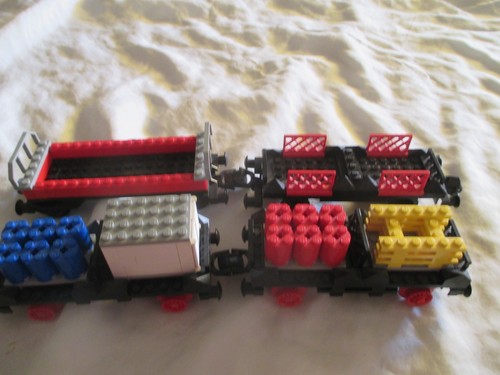 Lego city ferrovia - 4, vagoni
