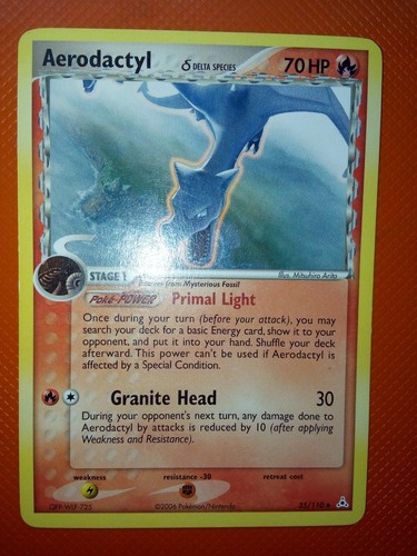 Pokemon card aerodactyl - pokemon,