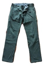 Pantalone da uomo Berwich Pantaloni Nido Ape Verde Slim Trousers Taglia 50 Pants