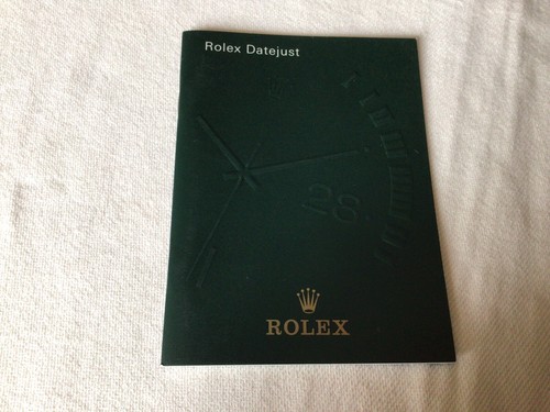 Libretto booklet rolex - libretto,