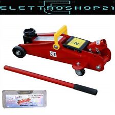 CRICK IDRAULICO 2.5 T CARRELLO SOLLEVATORE BASSO PROFESSIONALE CRIC TONNELLATE