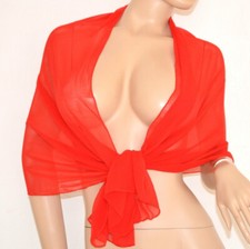 Stola foulard rosso donna 20%
