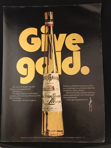 1974 galliano liquore give - galliano,