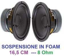 😍 COPPIA WOOFER 16,5 CM 8