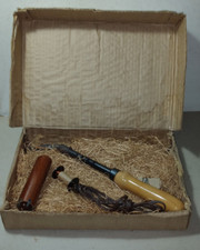 SALDATORE ELETTRICO ANNI 50 (1958) CON SCATOLA POSTALE RADIO ELETTRA TORINO