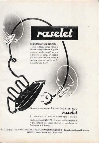 Rasoio elettrico raselet - rasoio,