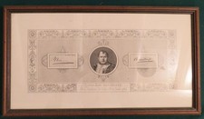 vecchia stampa NAPOLEONE - incorniciata