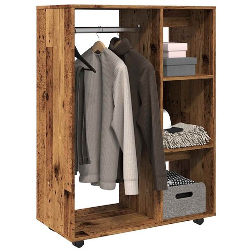 Armadio legno antico 80x40x110 - armadio,