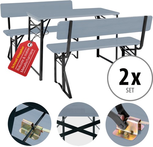 Set birreria tavolo e - 2x,
