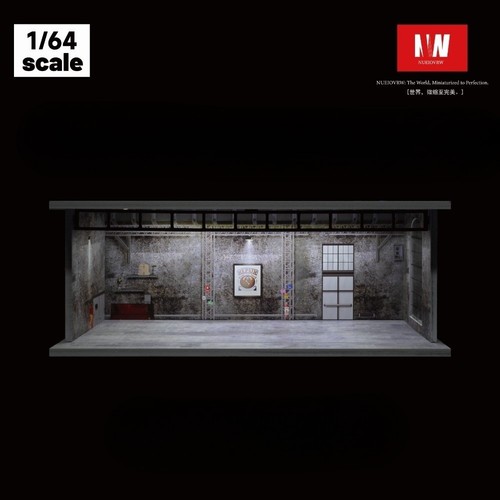 Diorama modellino garage - diorama, 1/64