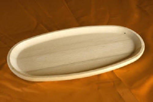 Vassoio piatto ovale legno - piatto, "