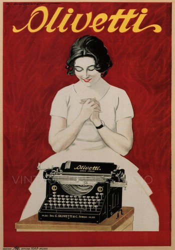 Olivetti 1921 dudovich - olivetti, poster