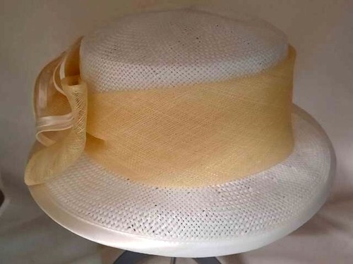 Cappello cerimonia bianca 100 - cappello, 100%