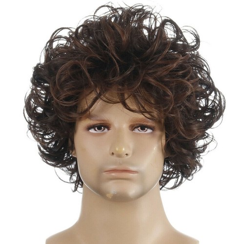 Parrucche corte uomo nere - da,