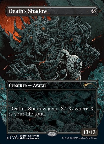 Mtg death shadow - exc,