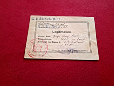 Legitimation WW1 – K.k. 22