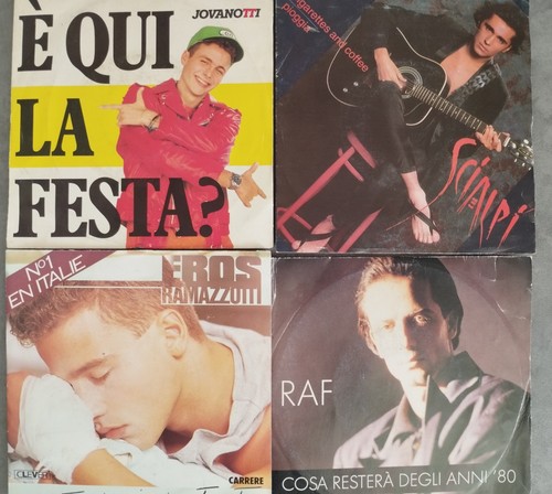 Lotto giri raf jovanotti - 45,