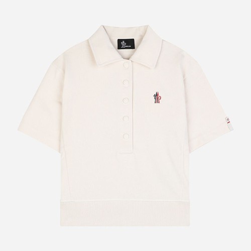 Moncler polo shirt with - moncler,