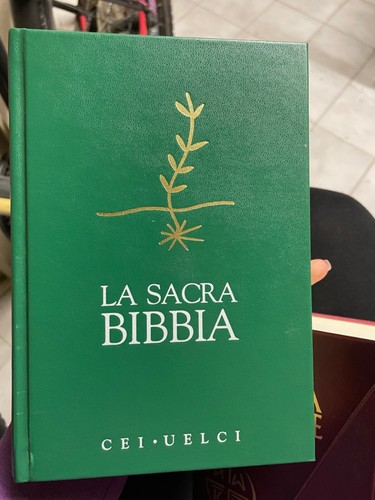 Sacra bibbia cei uelci - bibbia,