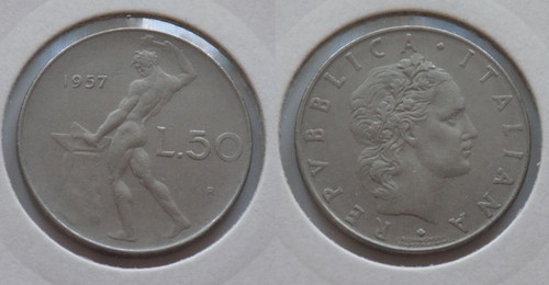Lire 1957 vulcano - lire,