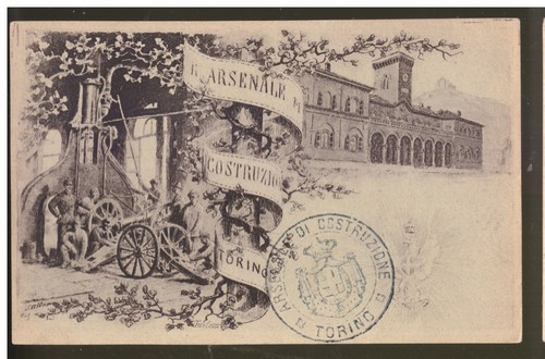 Cartolina militare arsenale - arsenale, di