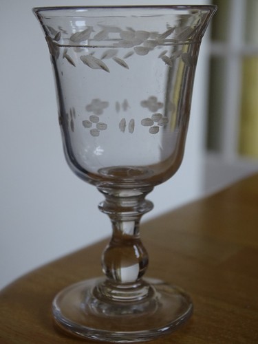 Ancien verre cave liqueur - 1,