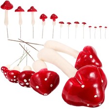  33 Pcs Funghi Artificiali