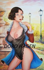 Doro Hagen disegno olio