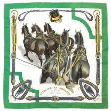 Sciarpa EGA HERMES ATTELAGE EN ARBALETE Carre 90 seta 100% multicolore/HE6863