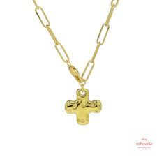 Collana croce grossa croce