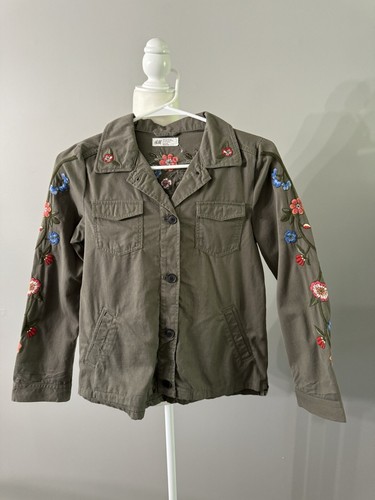 Giacca ricamata verde - giacca, h&m