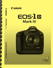 Canon EOS 1D Mark IV MANUALE ISTRUZIONI PROPRIETARIO