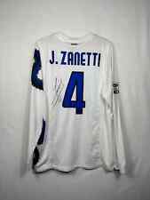 maglia Inter Zanetti match worn serie a autografo foto prova foto 2010-11