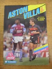06/10/1990 Aston Villa v Sunderland  (Light Curl To Corner From Storage)
