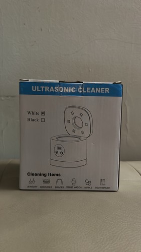 White ultrasonic cleaner - white,