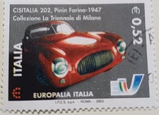 Italia 2003 Berlinetta Cisitalia auto cars automobili motori Europalia Pinin