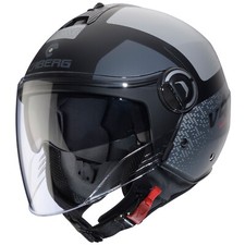 Casco Jet Caberg Riviera V4 X Alpha Nero Opaco/Antracite-Grigio Casco Moto Casco