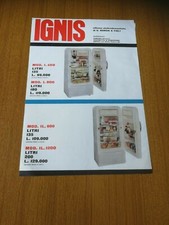 1958 ignis frigo frigorifero - ignis,