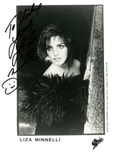 Foto firmata Liza Minnelli