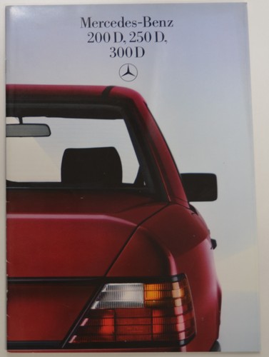 Mercedes benz w124 depliant - mercedes-benz,