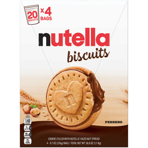 Nutella biscuits hazelnut - nutella,