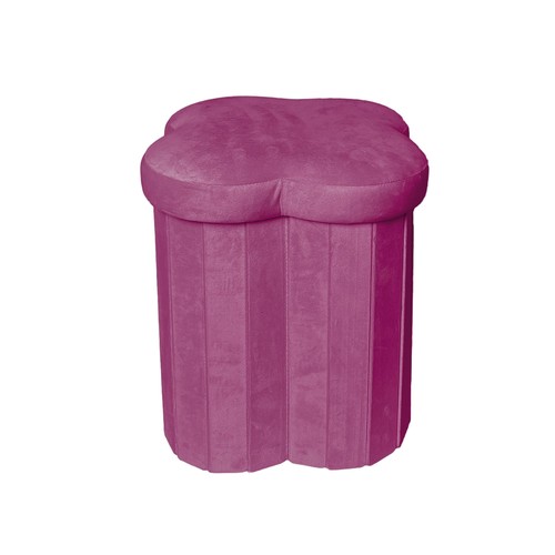 Pouf pieghevole fiore fucsia