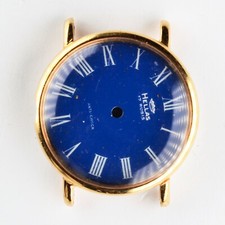 HELLAS 17 Rubis Cassa per Orologio placcata oro con Quadrante