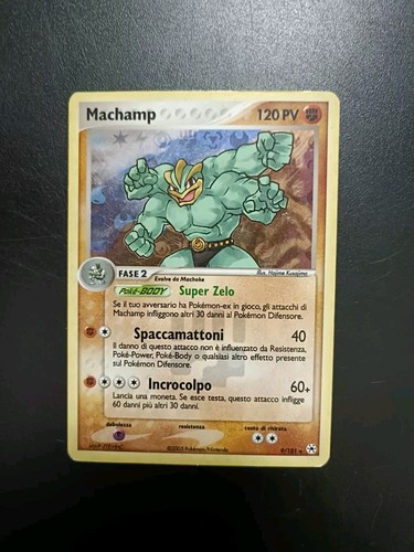 Carta pokemon machamp ex - carta,