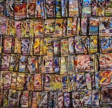 Pokemon 100X RARE EX/VMAX/VSTAR/V  LOTTO (NO CARTE COMUNI COMMON) Bulk sale