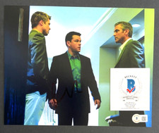 MATT DAMON FIRMATO OCEANS UNDICI TREDICI 8X10 FOTO FILM ROUNDERS LINUS BAS